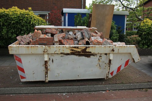 Image showing waste removal trucks in Leatherhead